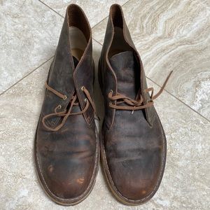 Clarks beeswax desert boots chukka brown men’s size 12